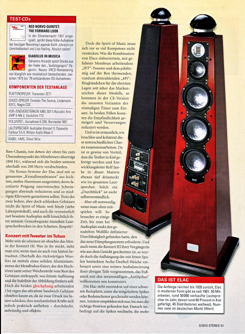 ELAC BS 184 - AUDIO review: Balanced-clear, very dynamic and enormously alive playing loudspeaker.